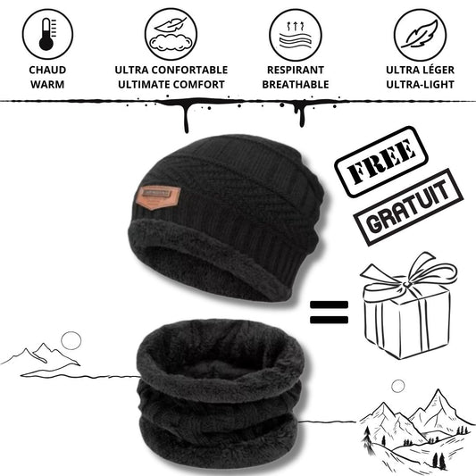 | 🔑 | 🎁GRATUIT🎁 | LightCap® | Bonnet polaire, respirant et ultra confortable (+ foulard à col polaire)