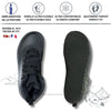 | NaturalWinterBoots | Bottes Minimalistes unisexes pour le Soulagement du Mal de Dos