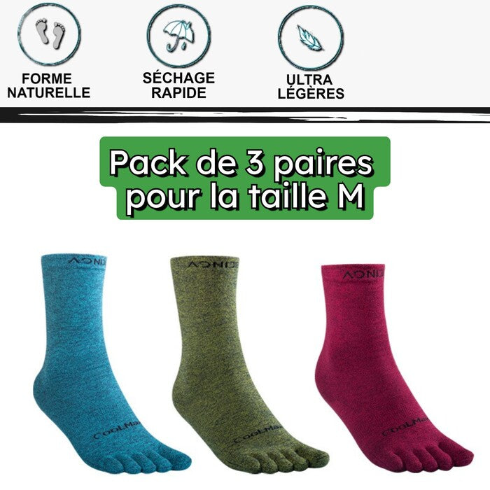 | LightSocks® | Unisex Toe Socks for Active People | FINAL SALE