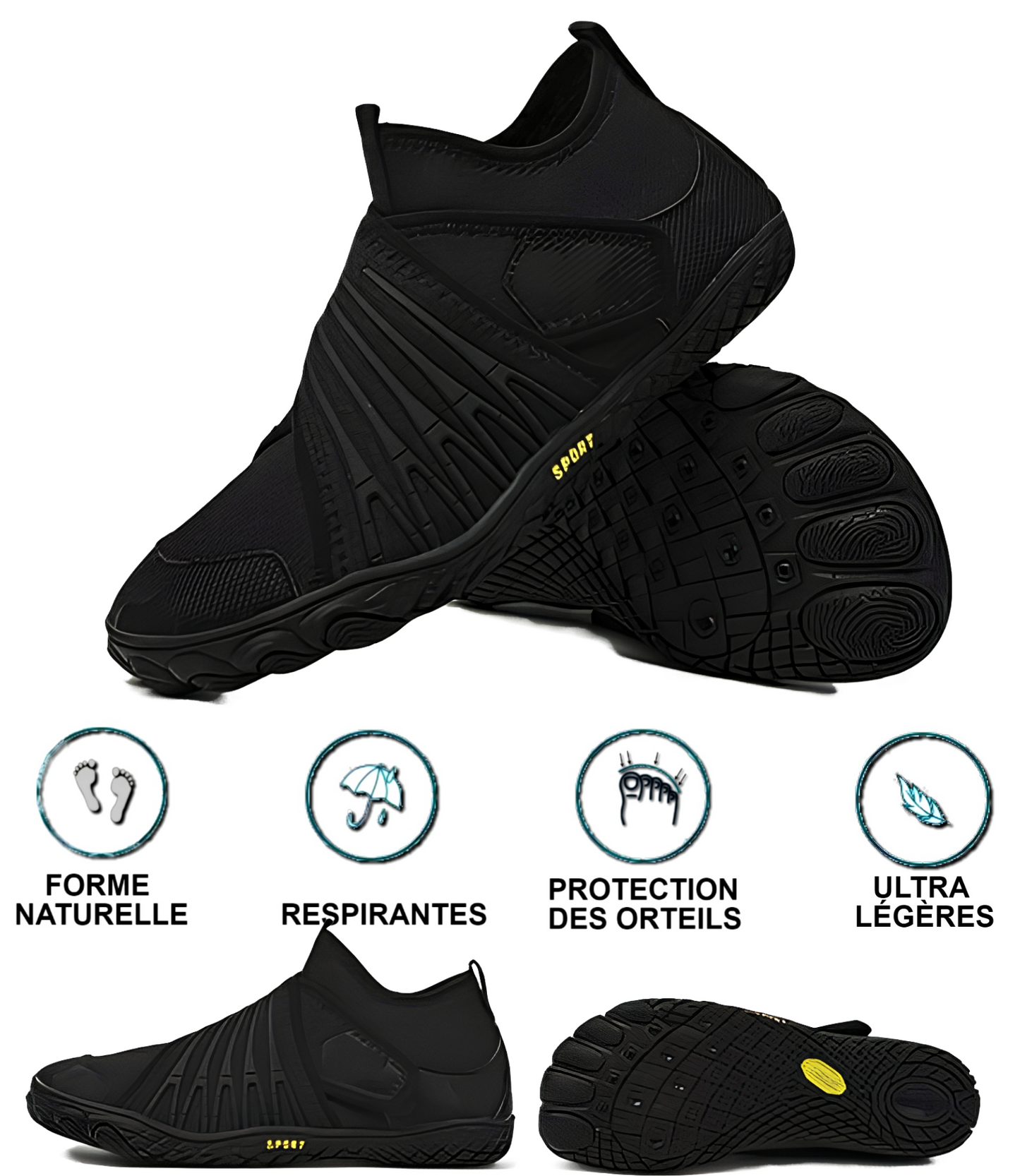 LightRunner® Sport 3.0 | Chaussures minimalistes unisexes pour gens actifs | VENTE FINALE