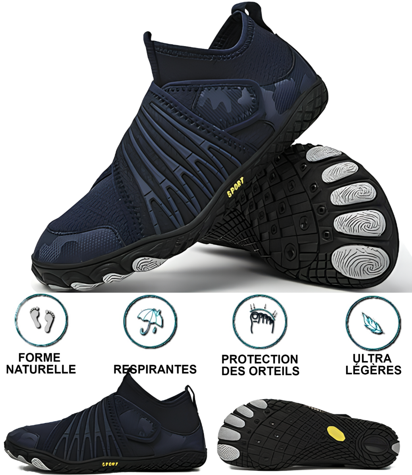 LightRunner® Sport 3.0 | Chaussures minimalistes unisexes pour gens actifs | VENTE FINALE